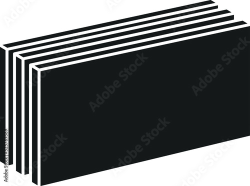 Gypsum Board Icon, vector illustration