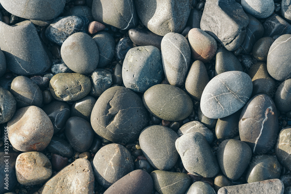 Smooth Round Pebble; Natura Background. Textures Smooth Round Pebble; Natura Background. Textures