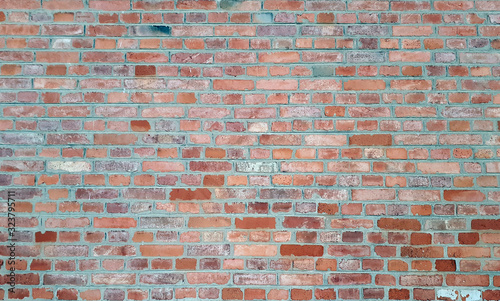 Red brick wall texture background