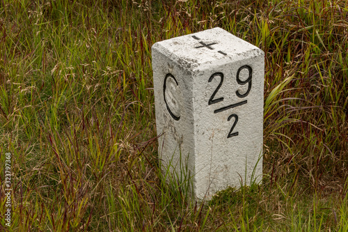 Landmark at the German-Czech border