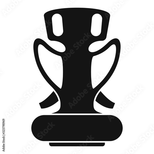 Care baby car seat icon. Simple illustration of care baby car seat vector icon for web design isolated on white background