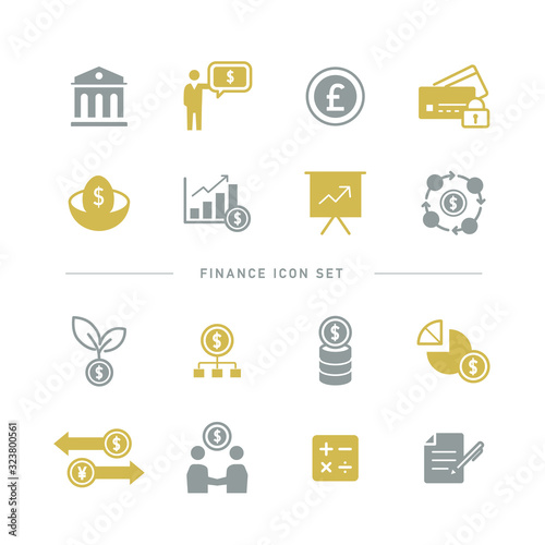 FINANCE ICON SET