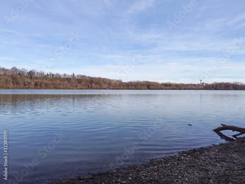 View over the Lech barrage 18 at Kaufering