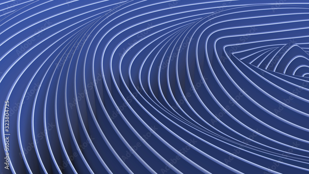 3D rendering oscillations and ripples of abstract waves in space. Bright abstract background 3D rendering oscillations and ripples of abstract waves in space. Bright abstract background