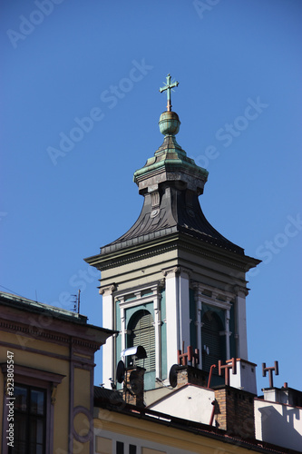 Wieża kościelna w Cieszynie