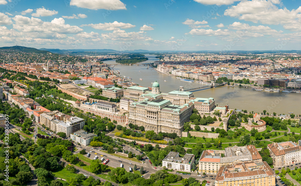 Budapest from above (drone)