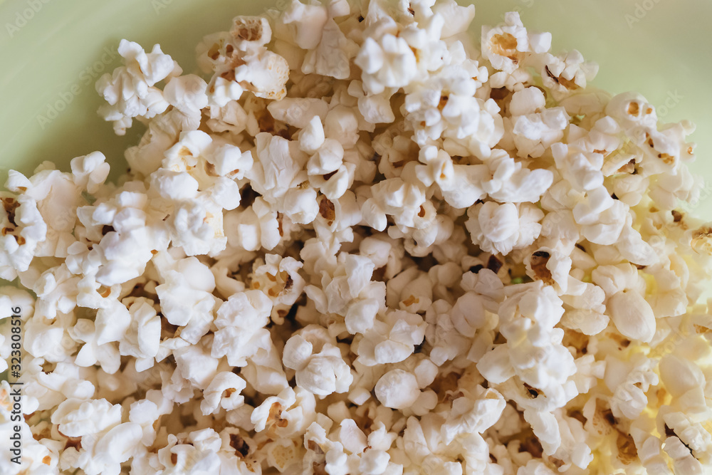 Popcorn background. Watching film time. Popcorn background. Watching film time.