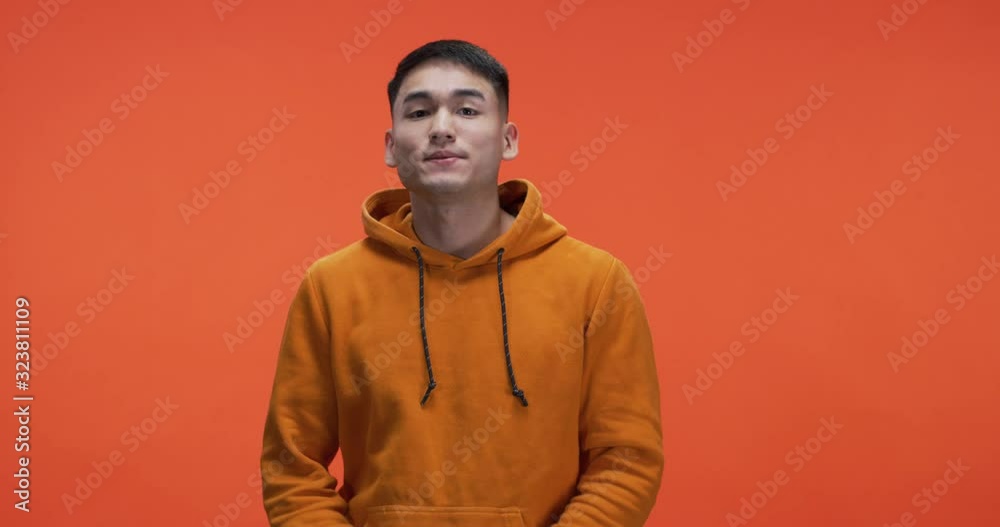 Young man playing video game Young man playing video game
