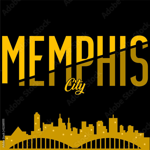 Memphis City design for apparel - VECTOR