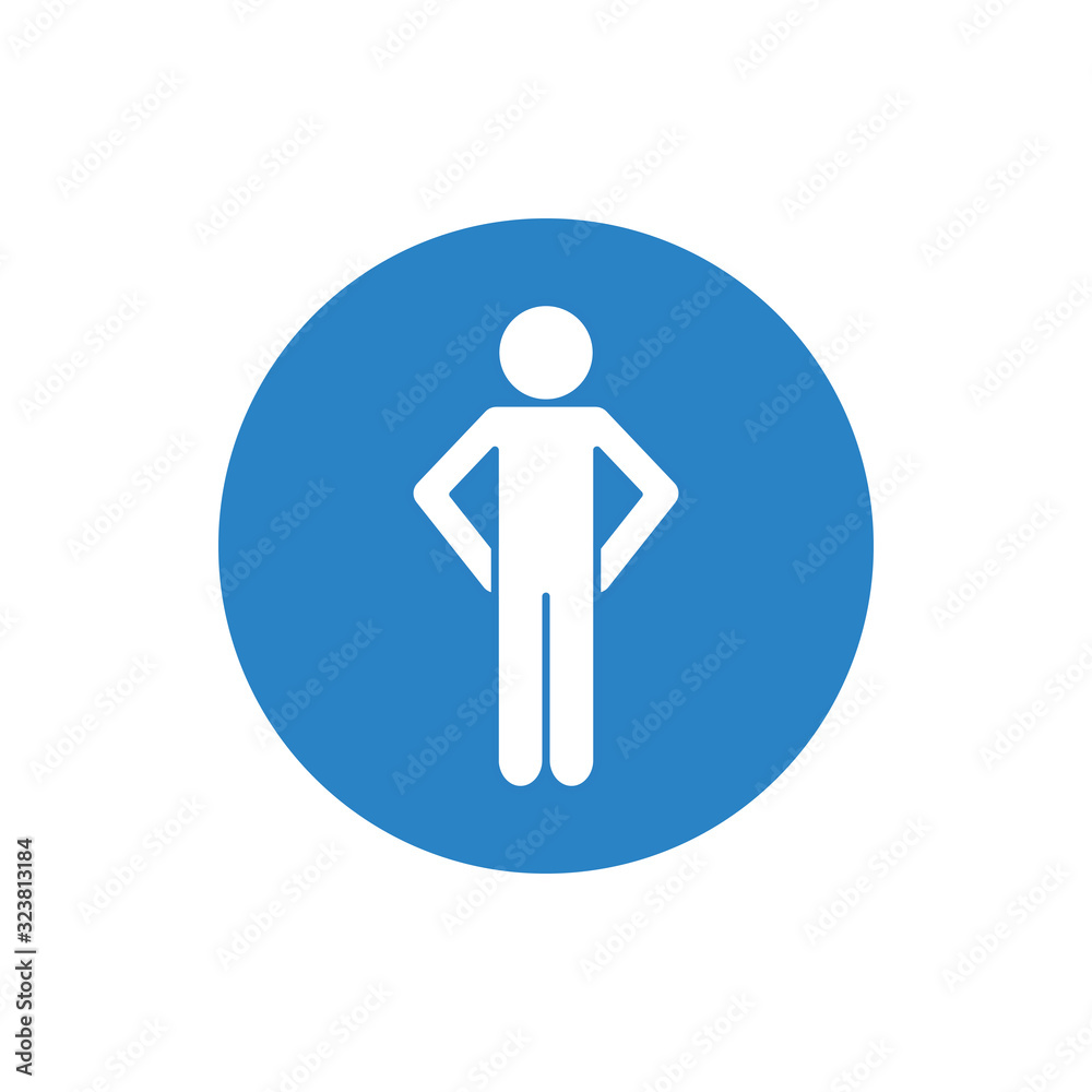 Isolated avatar block silhouette style icon vector design Isolated avatar block silhouette style icon vector design