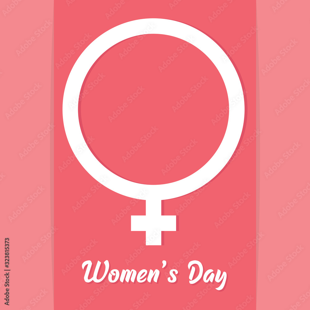 Womens day card Womens day card
