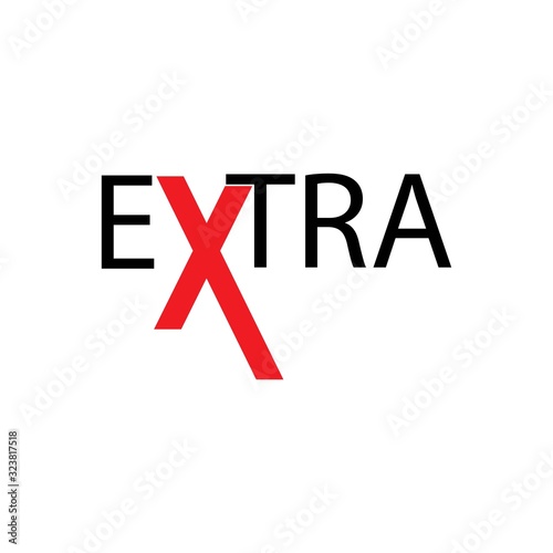 extra logo vctor