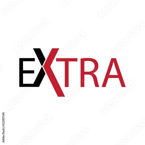 extra logo vctor