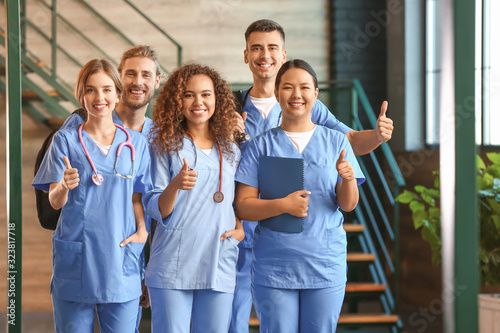 Group of medical students i...