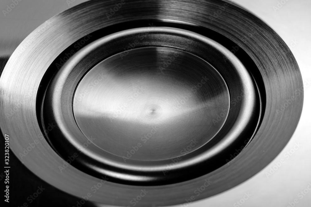 premium speaker system, close up. large loudspeaker for high-quality sound. car subwoofer premium speaker system, close up. large loudspeaker for high-quality sound. car subwoofer