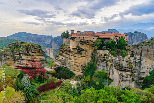Monastery of Varlaam on the rock, the second largest Eastern Orthodox monastery in Meteora, Greece