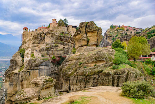 Monastery of Varlaam and Holy Monastery of Great Meteoron in Meteora, Greece