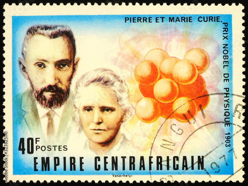 Nobel Laureates Pierre and Marie Curie photo