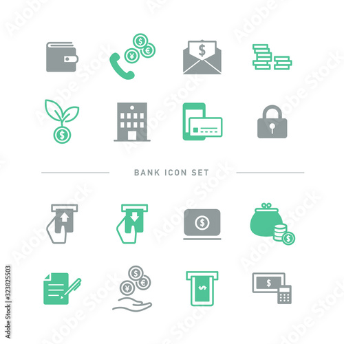 BANK ICON SET