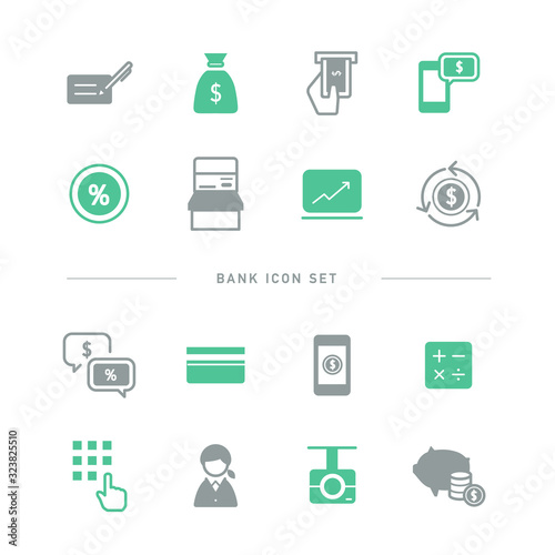 BANK ICON SET