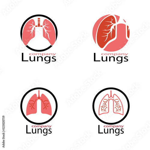  human lungs icon vector illustration design