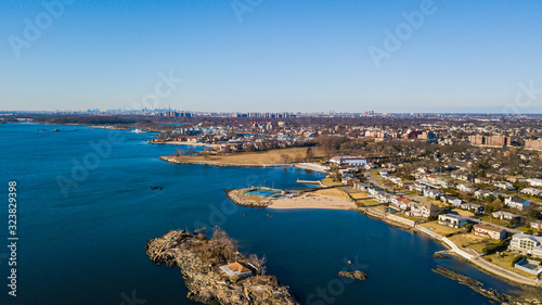 Aerial Views of Mamaroneck, New Rochelle, and Larchmont © Leon718