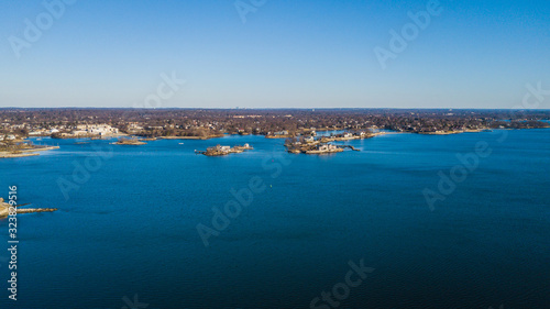 Wallpaper Mural Aerial Views of Mamaroneck, New Rochelle, and Larchmont Torontodigital.ca