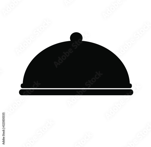 empty tray isolated on white background