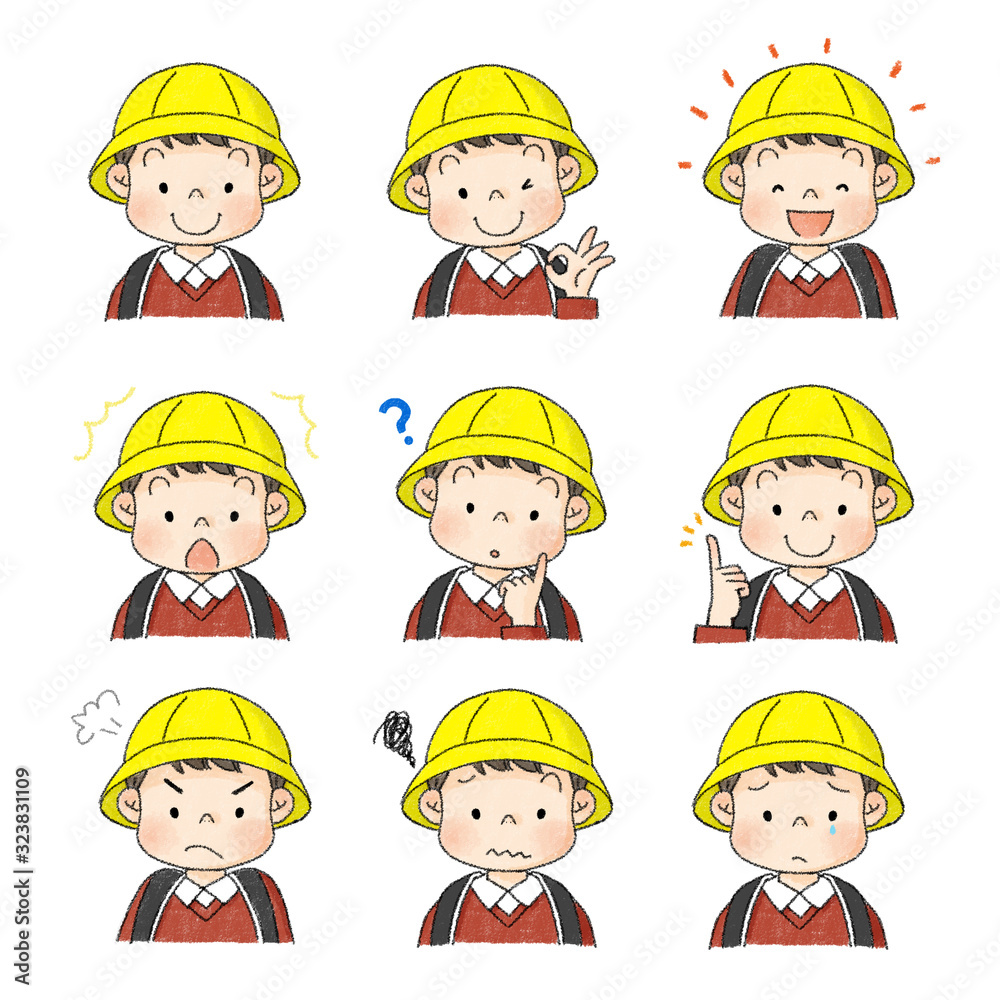 新入生　男の子表情　