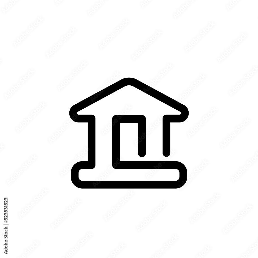 Vector illustration, bank icon design Vector illustration, bank icon design