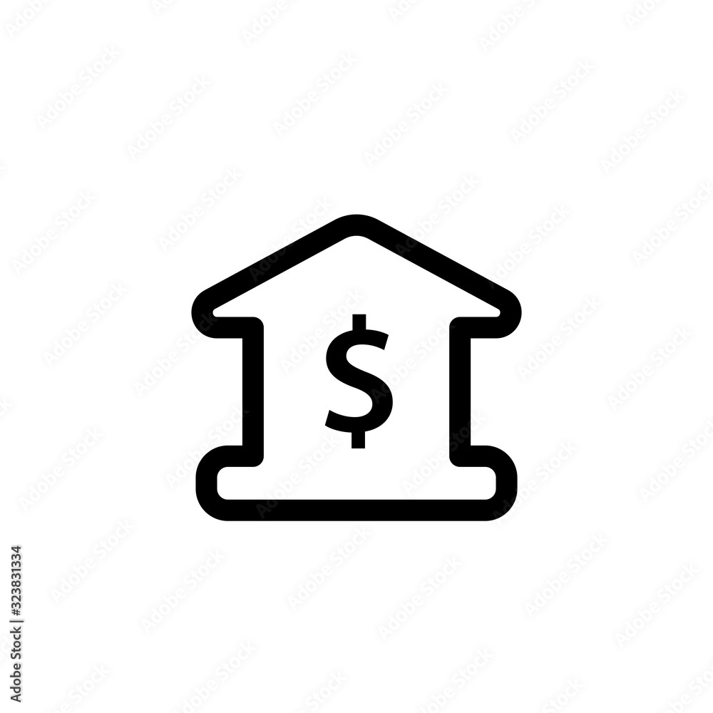 Vector illustration, bank icon design Vector illustration, bank icon design