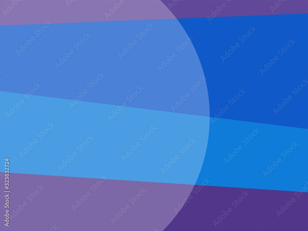 Colorful Art Blue and Purple, Abstract Modern Shape Background or Wallpaper