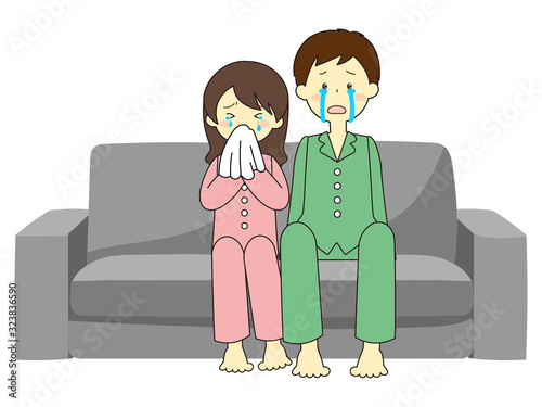 People sitting on the couch