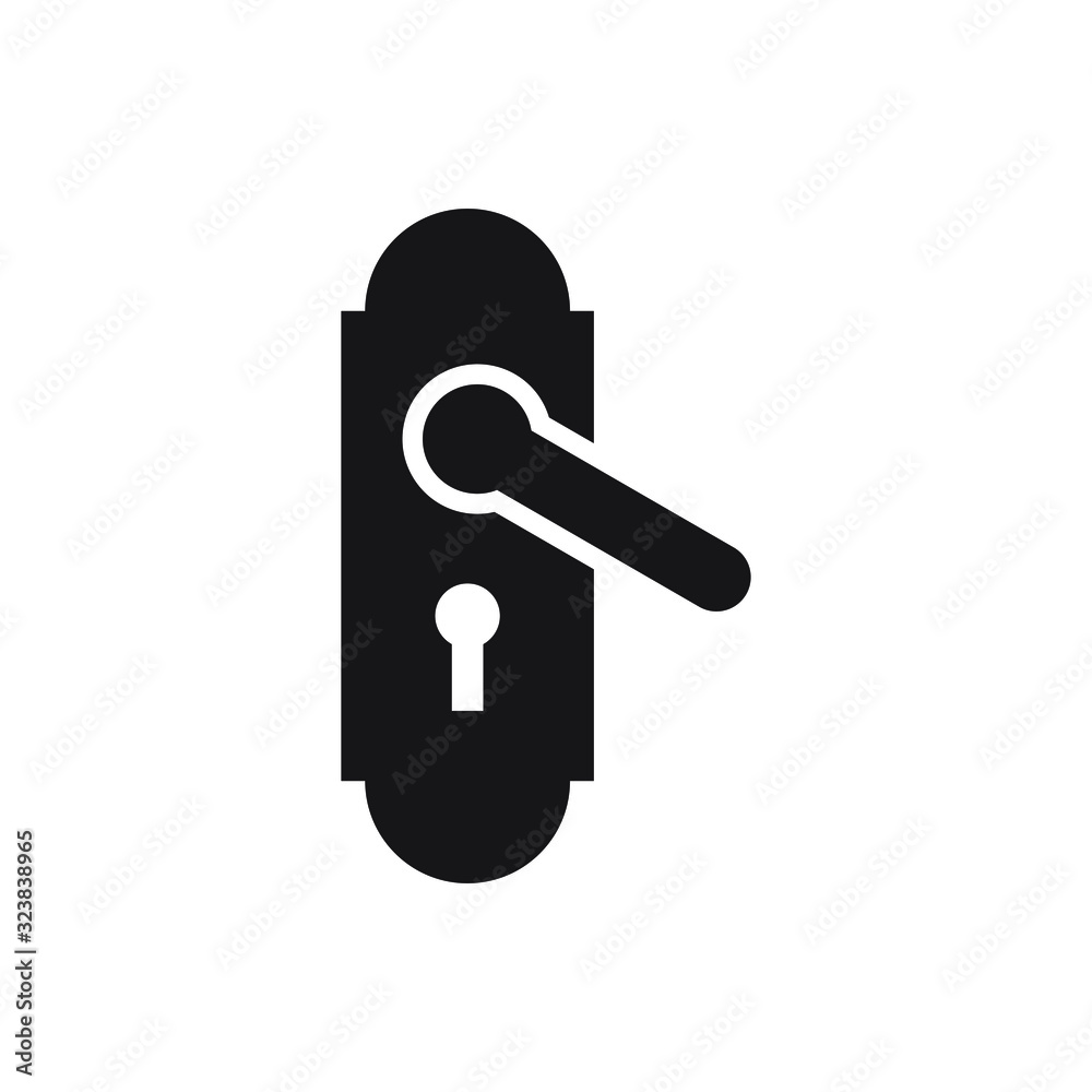 Doorknob icon design. vector illustration Doorknob icon design. vector illustration