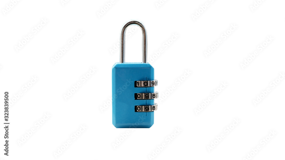 padlock on blue background padlock on blue background