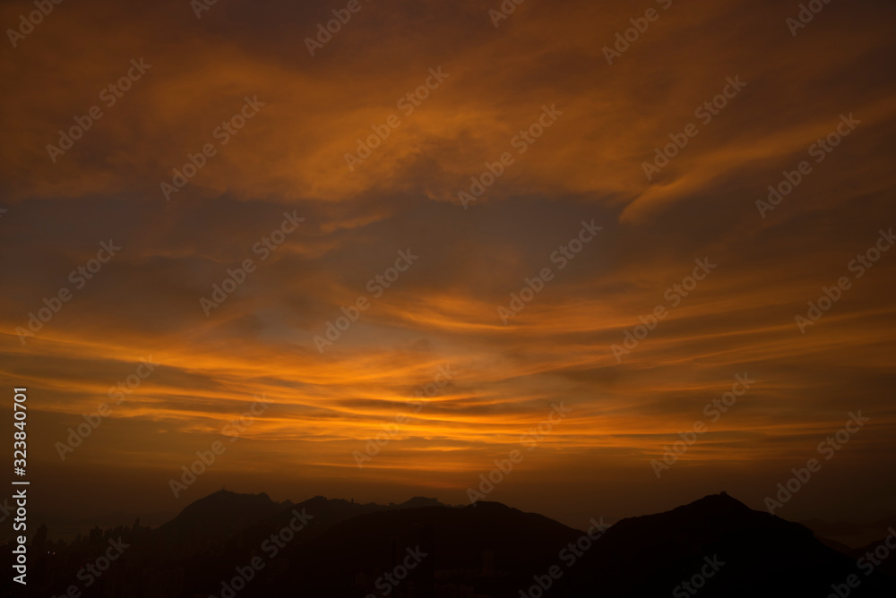 Beautiful dramatic natural sunset twilight sky at dusk,abstract evening view background. Beautiful dramatic natural sunset twilight sky at dusk,abstract evening view background.