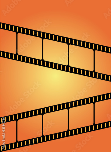 Movie Night Film Festival Poster Background