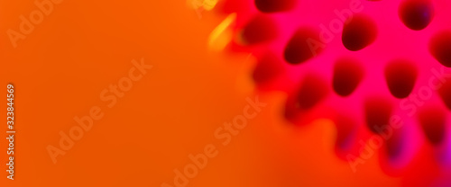 Billede på lærred Banner