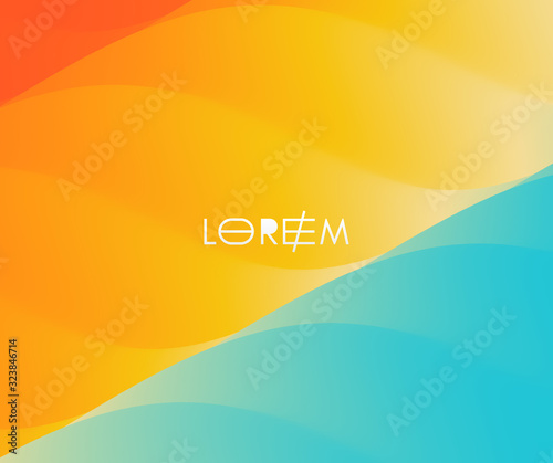 Abstract background with dynamic effect. Creative design poster with vibrant gradients. Vector Illustration for advertising, marketing, presentation. Mobile screen.
