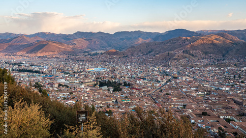 Beautiful view of archaeological site of Moray Peru South America