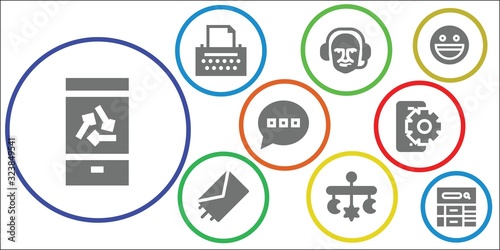 blog icon set
