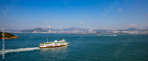 Photography Panorama of Hong Kong, Victoria harbour