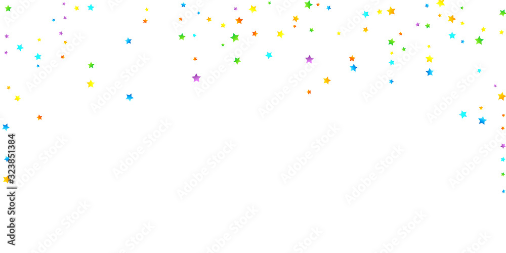 Rainbow Festive Confetti. Carnival Star Falling. Rainbow Festive Confetti. Carnival Star Falling.
