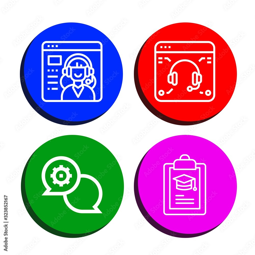 Set of question icons Set of question icons