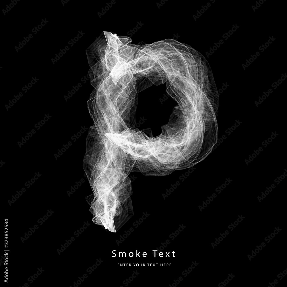 Abstract smoke lower case alphabet letter text art smoky pen brush effect. Abstract smoke lower case alphabet letter text art smoky pen brush effect.