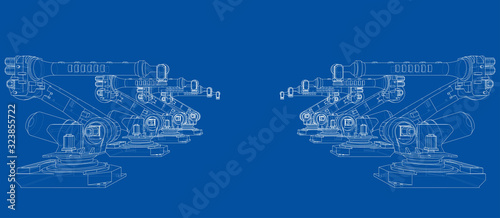 A industral robots manipulators