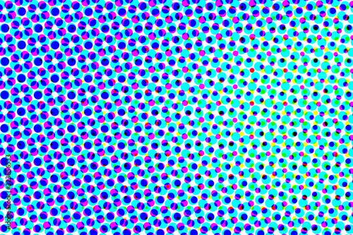 colorful halftone background and texture. illustration.