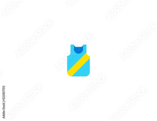 Free Download Running shirt vector flat icon. Isolated running, training, sport shirt emoji illustration  - GFXLoad