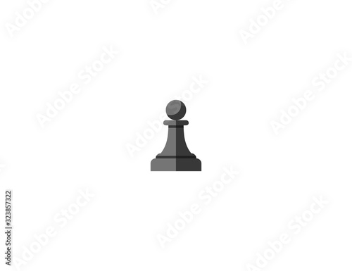 Chess pawn icon, outline style 14348122 Vector Art at Vecteezy