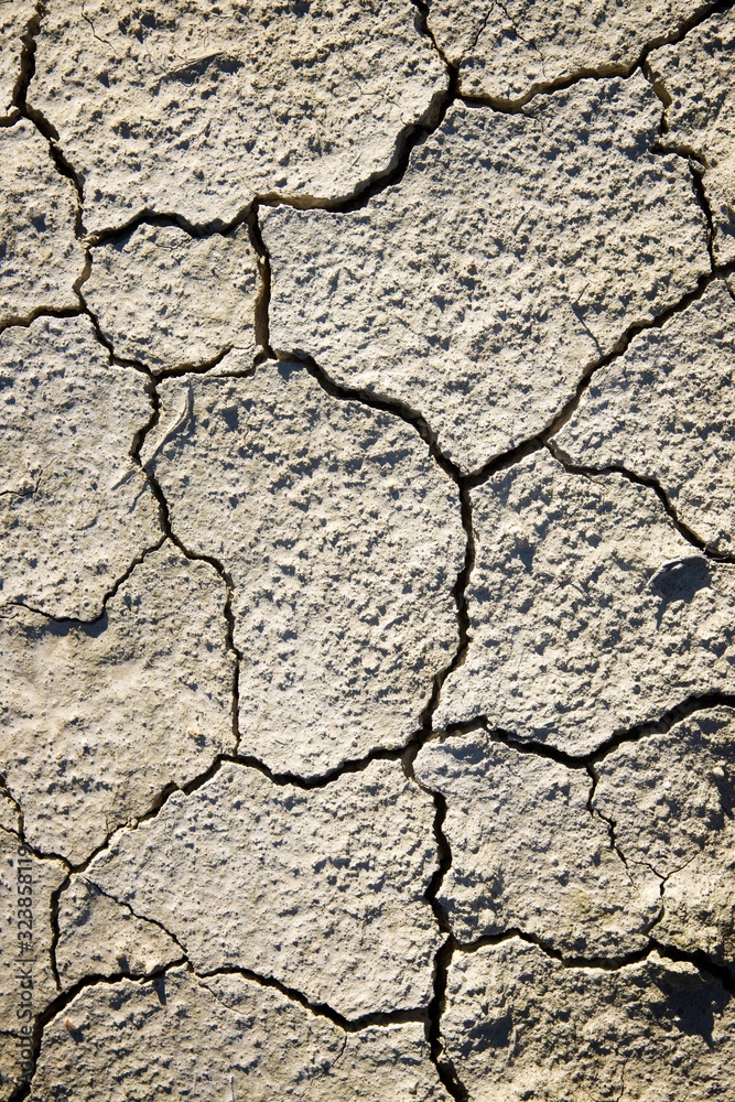Drought land concept